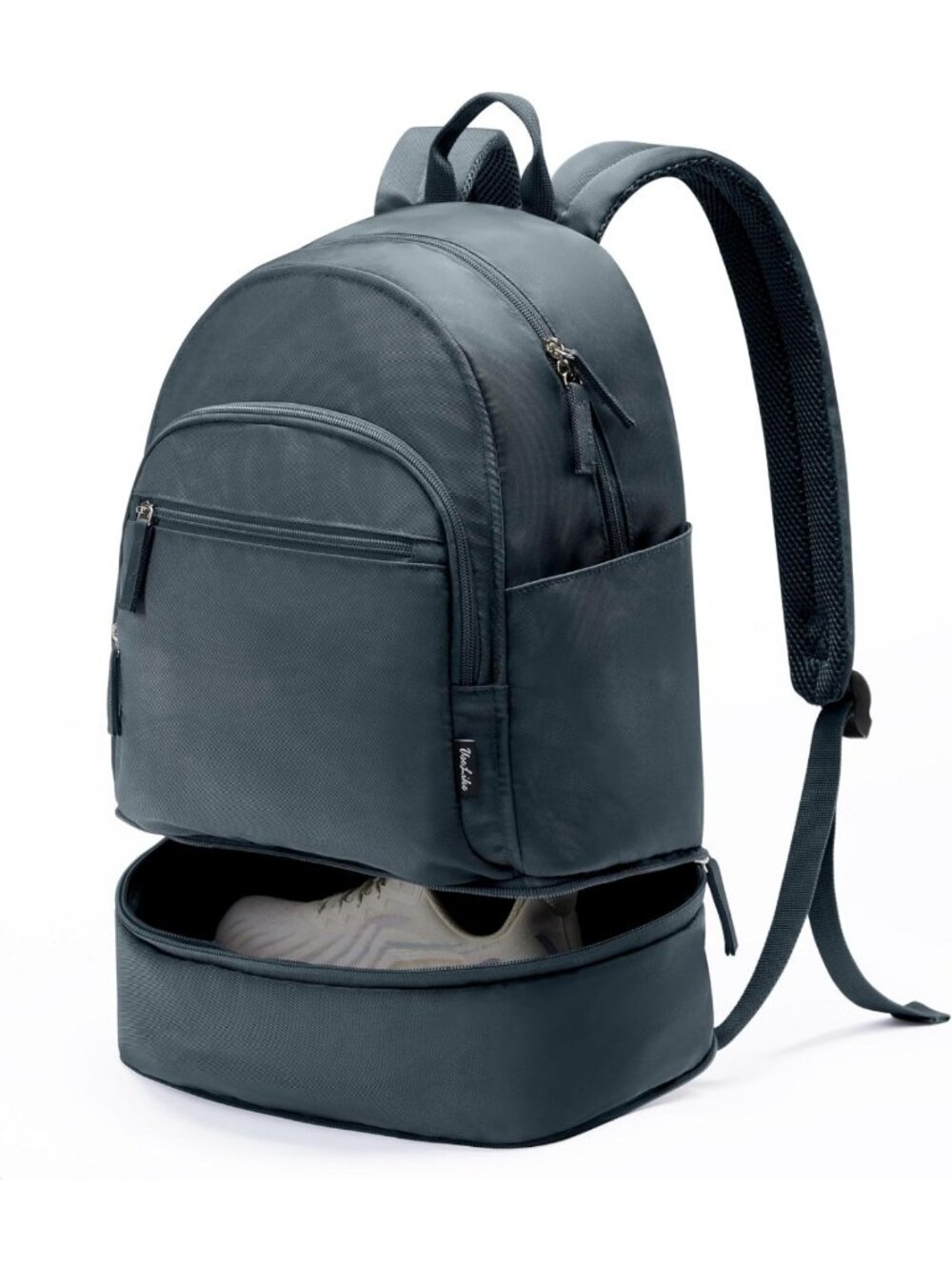 Lightweight Waterproof Gym Backpack with Shoe Compartment & Wet Pocket for